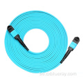 OM4 Violet Optical Fiber Patch Cord Cable Price